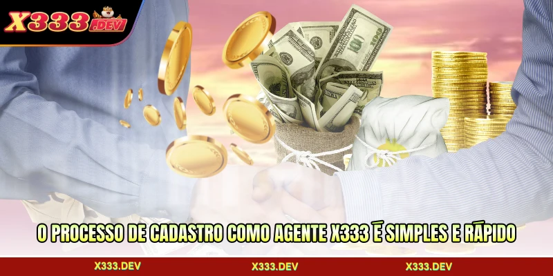 O processo de cadastro como agente X333 é simples e rápido