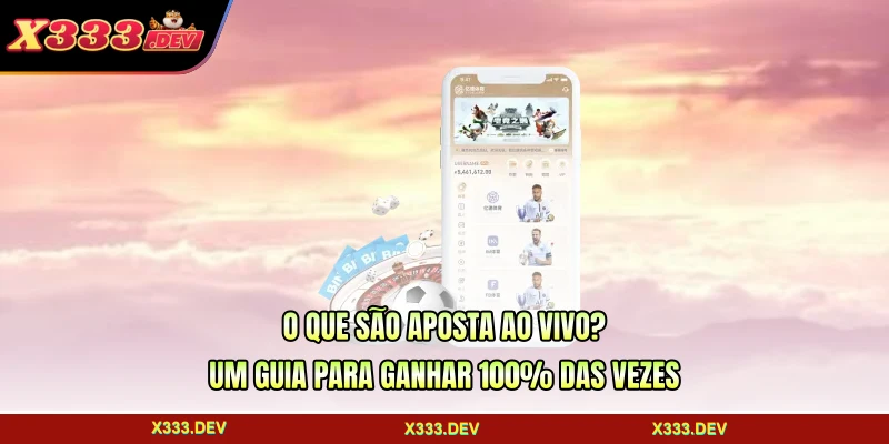 O Que São Aposta Ao Vivo? Um Guia Para Ganhar 100% Das Vezes